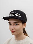 Бейсболка HOOD арт. 100-MWL001-CA005-BK Hidden Hills, CA (черный / белый)